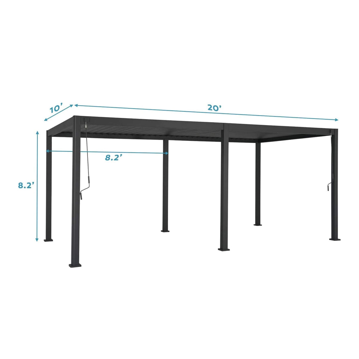 Louvered Pergola Screens Drainage