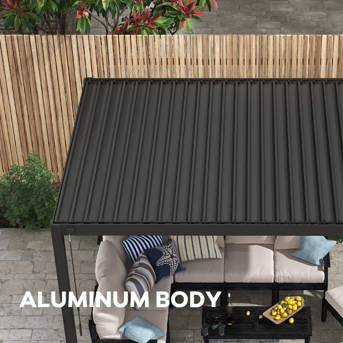 Louvered Pergola Screens Drainage