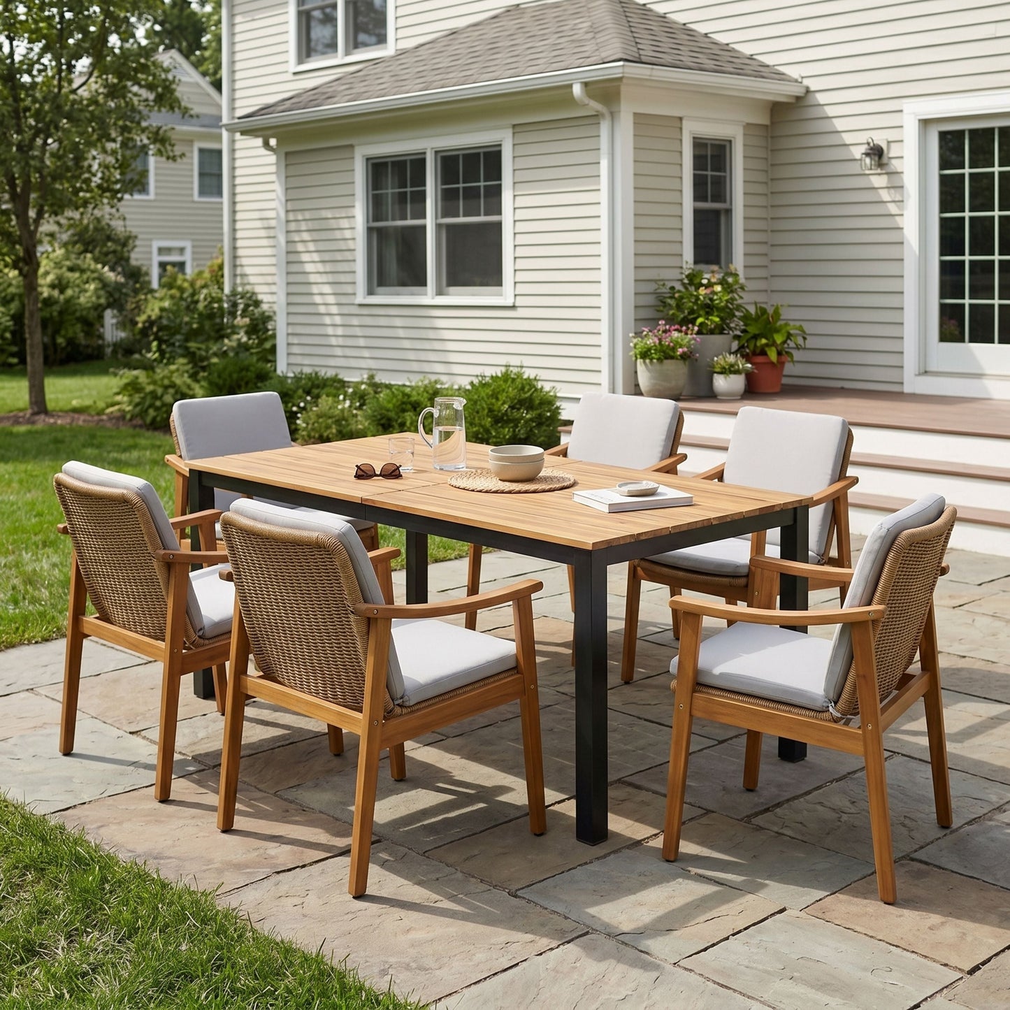 7-Piece Outdoor Patio Dining Set