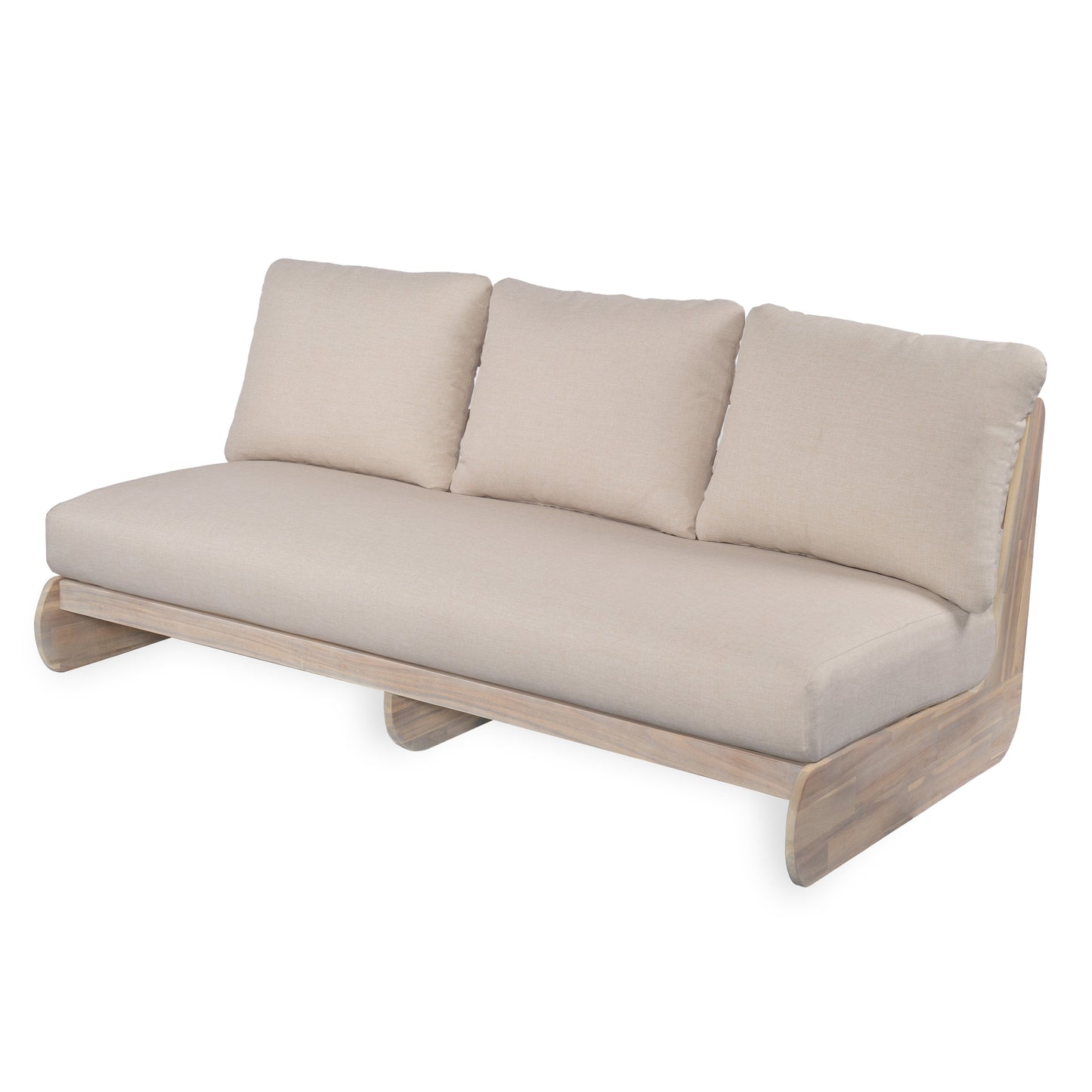 Outdoor Acacia Lazy 5 Seater Chat Set