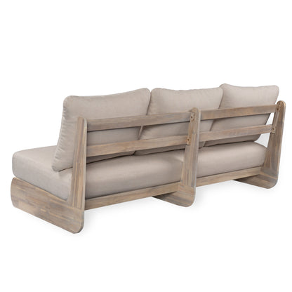 Outdoor Acacia Lazy 5 Seater Chat Set