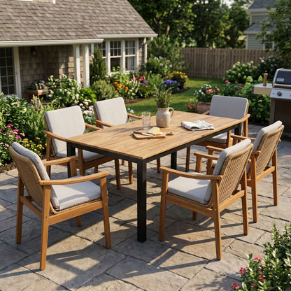 7-Piece Outdoor Patio Dining Set