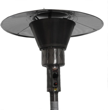 AZ Patio Heaters Commercial Patio Heater in Stainless Steel with 33" Shield