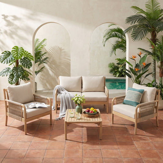 Casper Outdoor 5-Pieces Chat Set