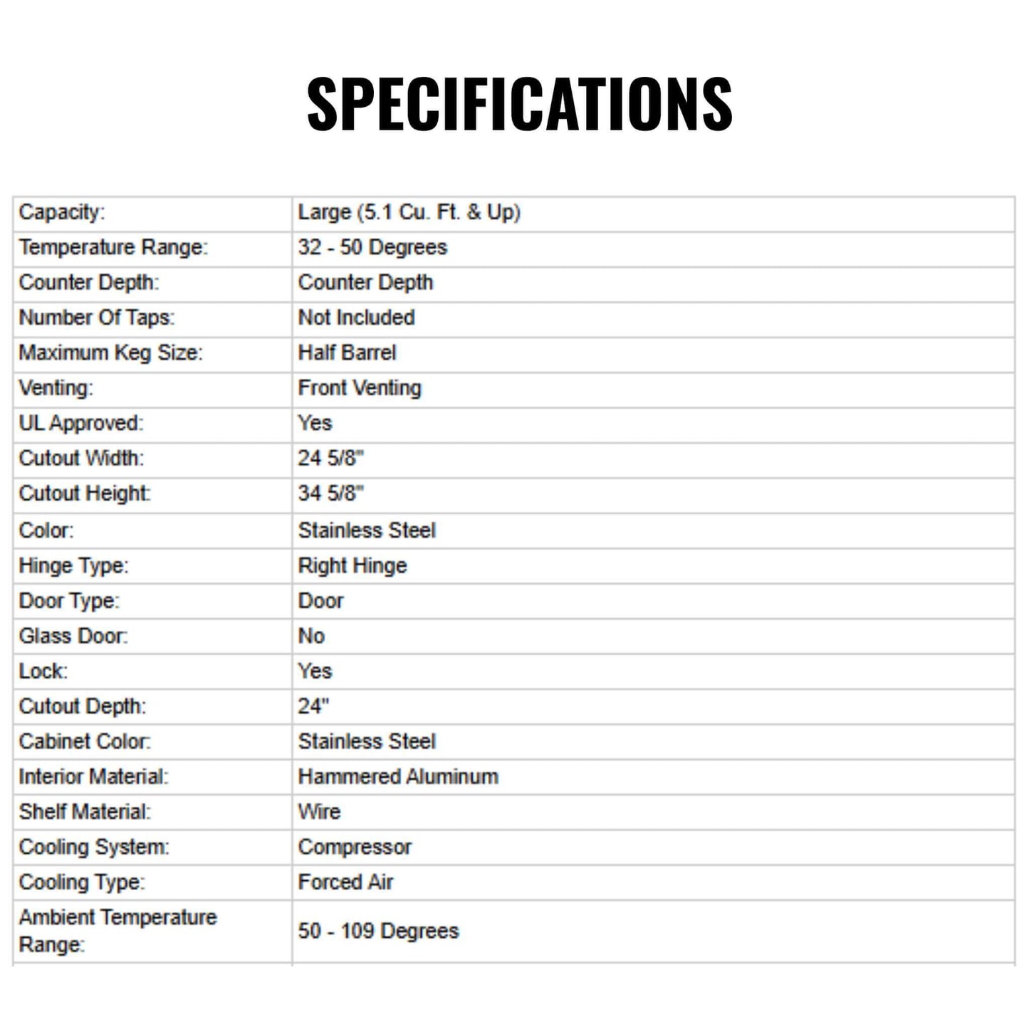 Summerset 24-Inch Outdoor Rated Double Drawer Refrigerator [RFR-24DR2-A] (SAK95283)