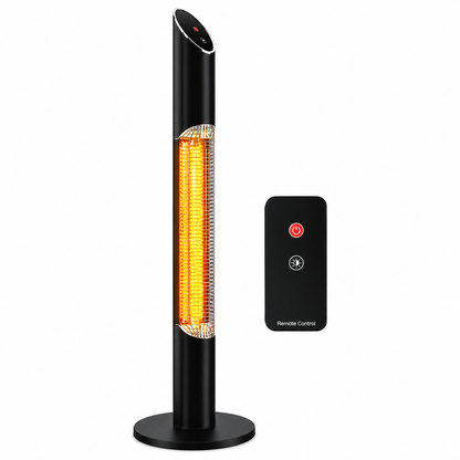 1500W Infrared Patio Heater – Portable Outdoor Electric Heater
